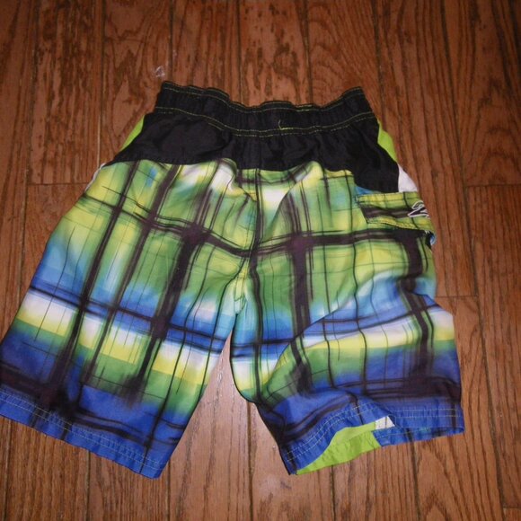 Young Boy's Board Style Swim Trunks - Picture 2 of 2